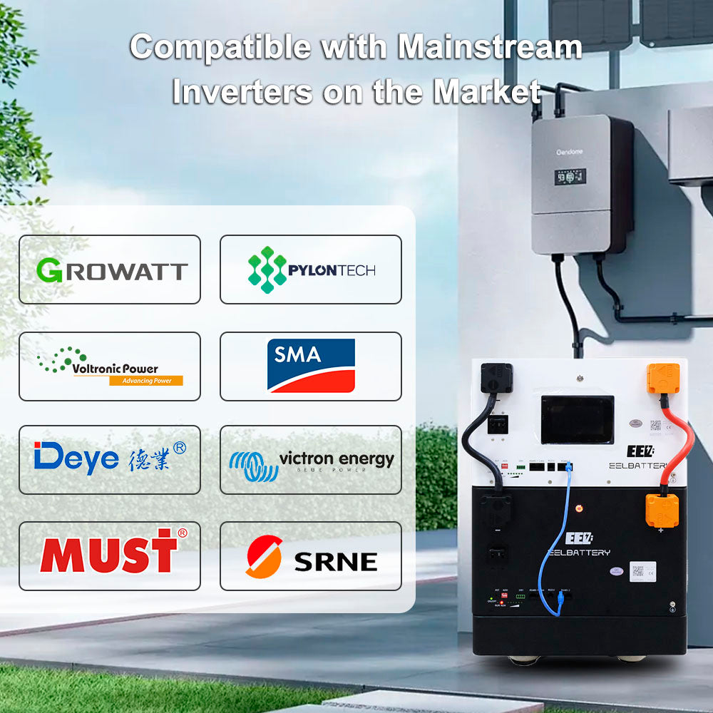 EEL 48V 16S V6-JK Battery Stackable Box DIY Kits with 200A JK V19 BMS Energy Storage System EEL BATTERY