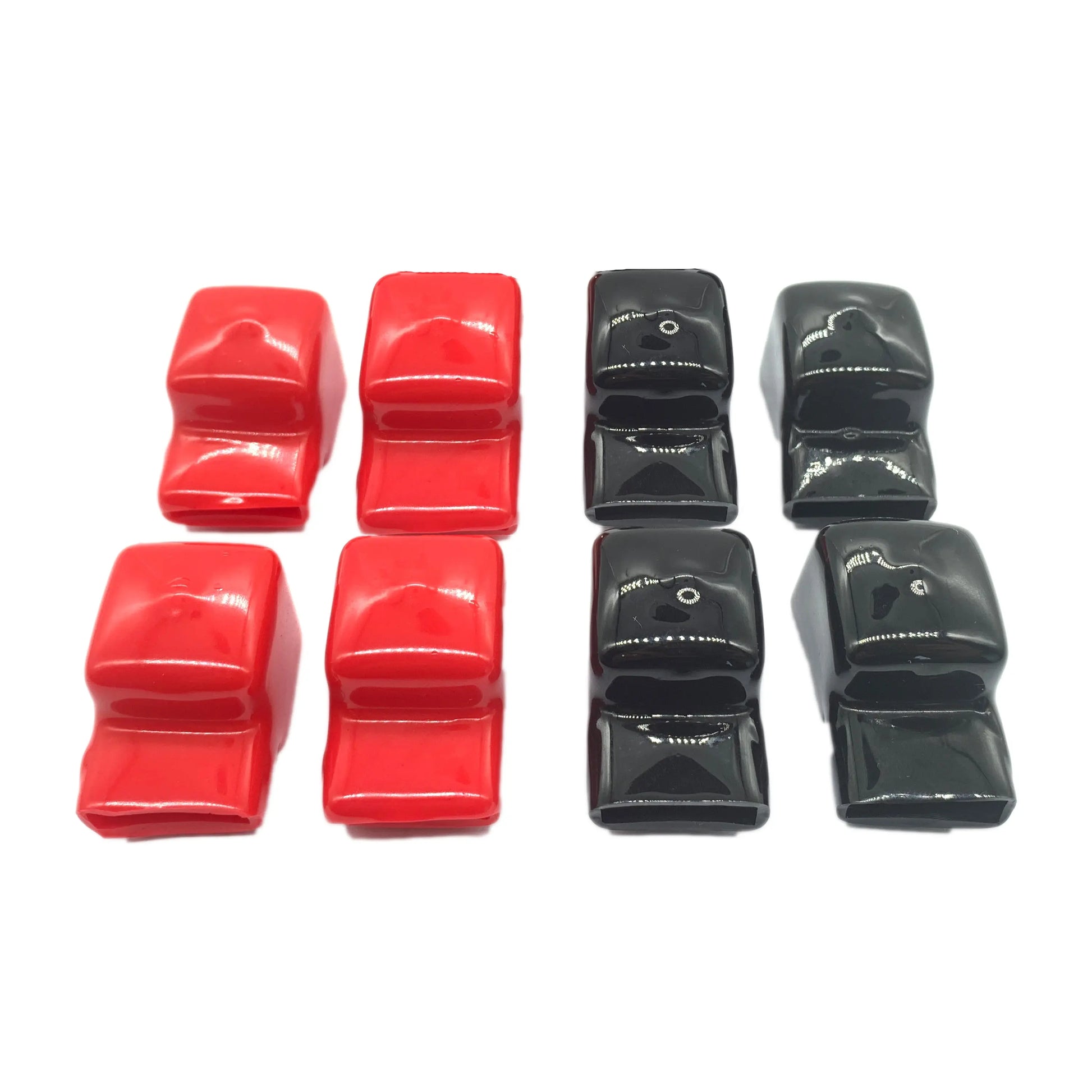 8Pcs Square Red&Black Insulation Terminal Covers Perfect for Lifepo4 Cells - EEL BATTERY