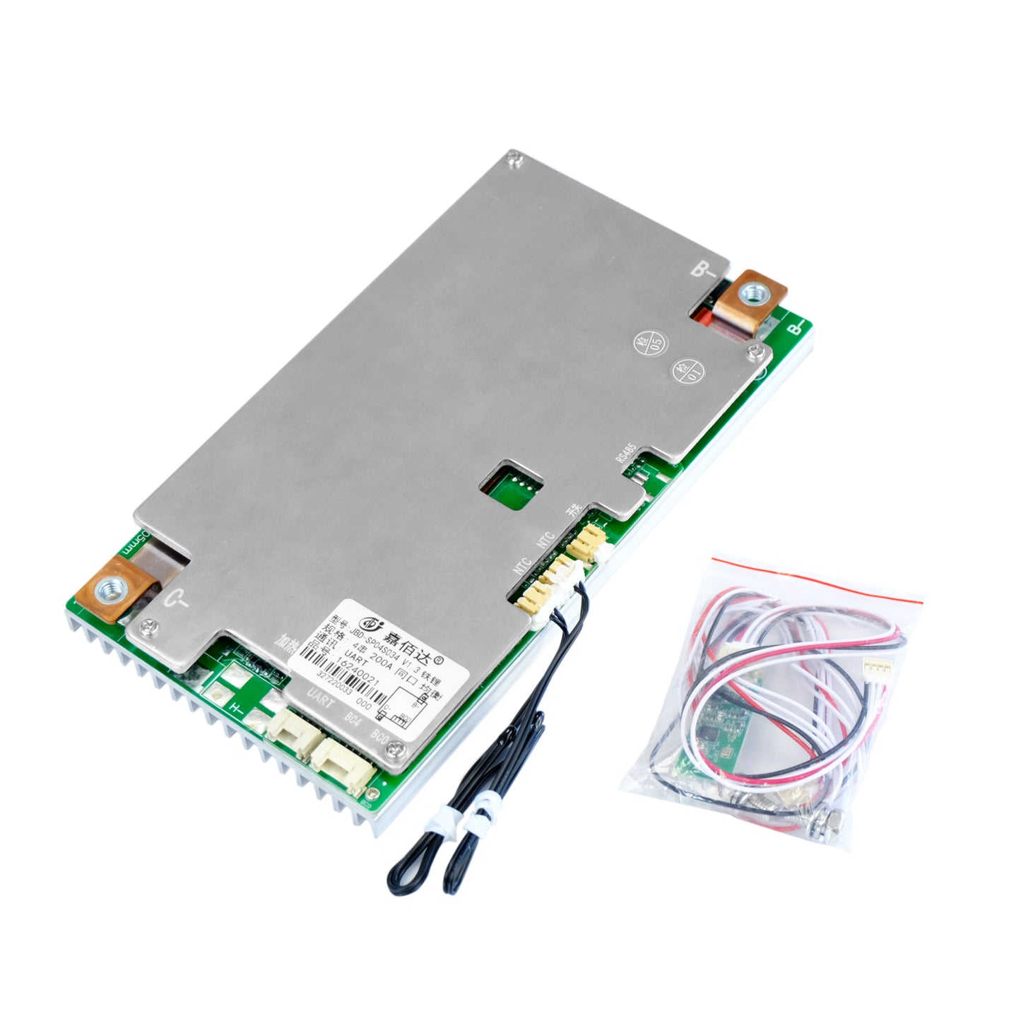 JBD Smart BMS 4S Lifepo4 200A Free Bluetooth Heating Function UART Lithium Battery Protection Balance Board 12V With Balancer