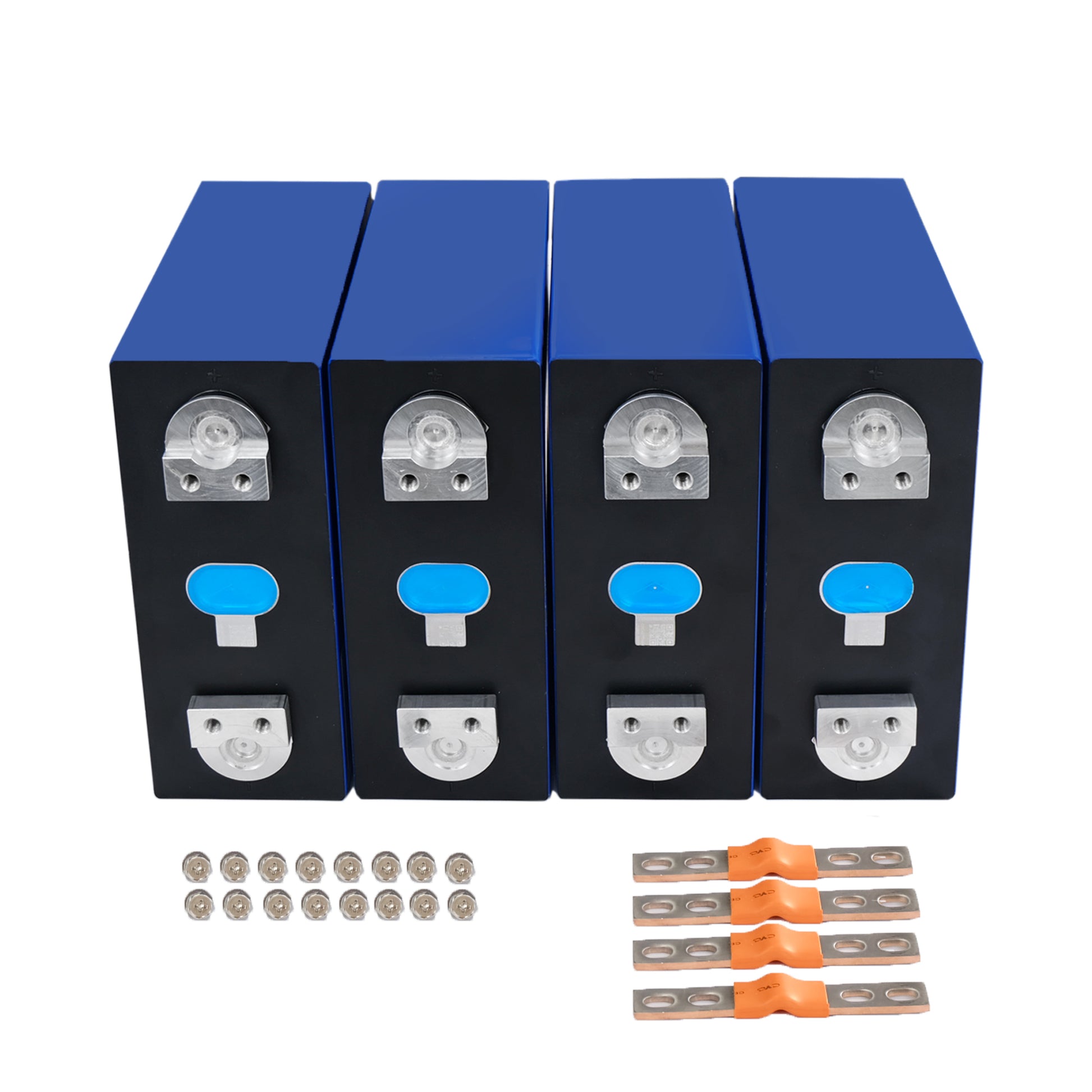 4PCS 3.2V 304Ah EVE304 with New Studs Grade A LiFePO4 Battery Cells USA Shipping EEL BATTERY