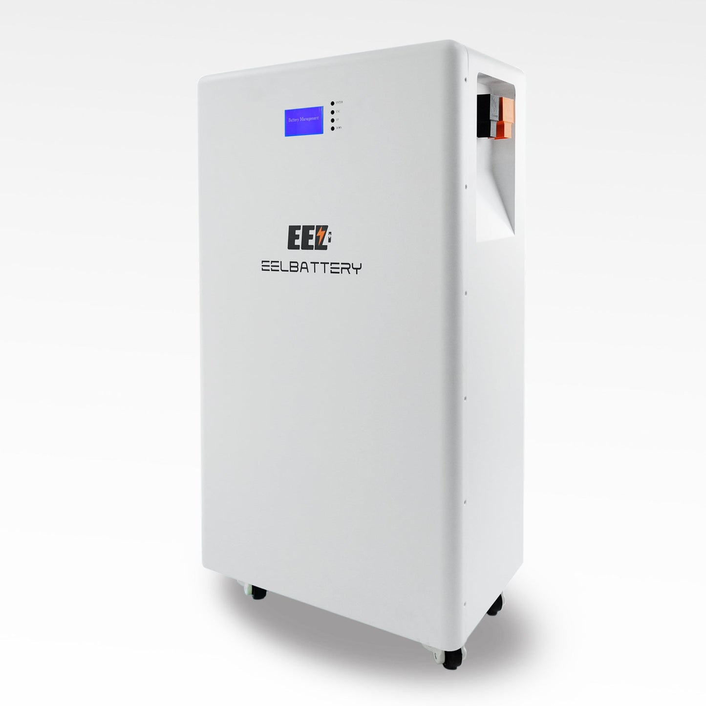 EU Stock EEL 48V 16S DIY Standing Battery White Box 51.2V Kits with Bluetooth BMS and Wheels