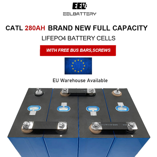 4PCS CATL280 3.2V Grade A Lifepo4 Battery Cells Rechargeable for EV Solar EU Stock