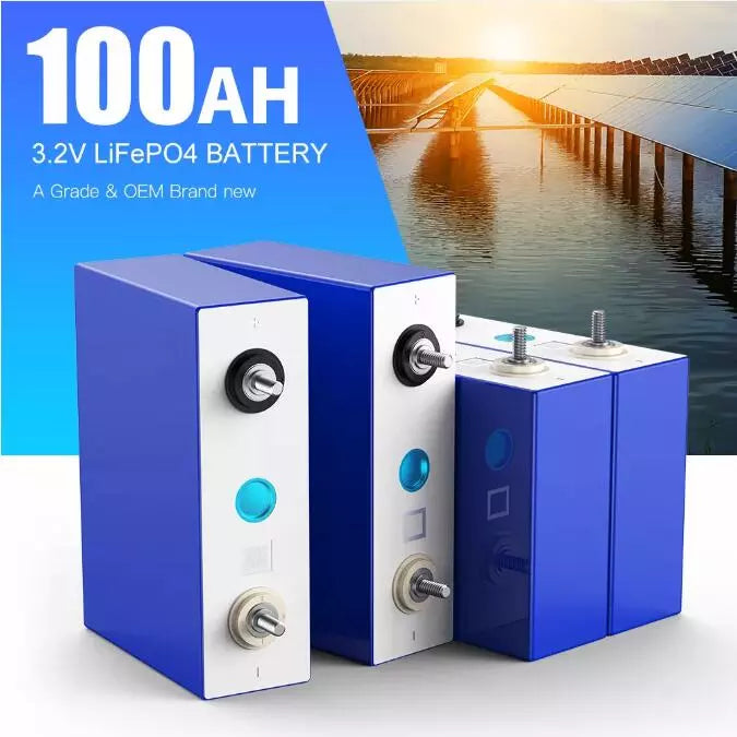 4PCS Grade A EVE 3.2v 100Ah 105Ah Grade A Genuine Lifepo4 Battery Cells China Stock