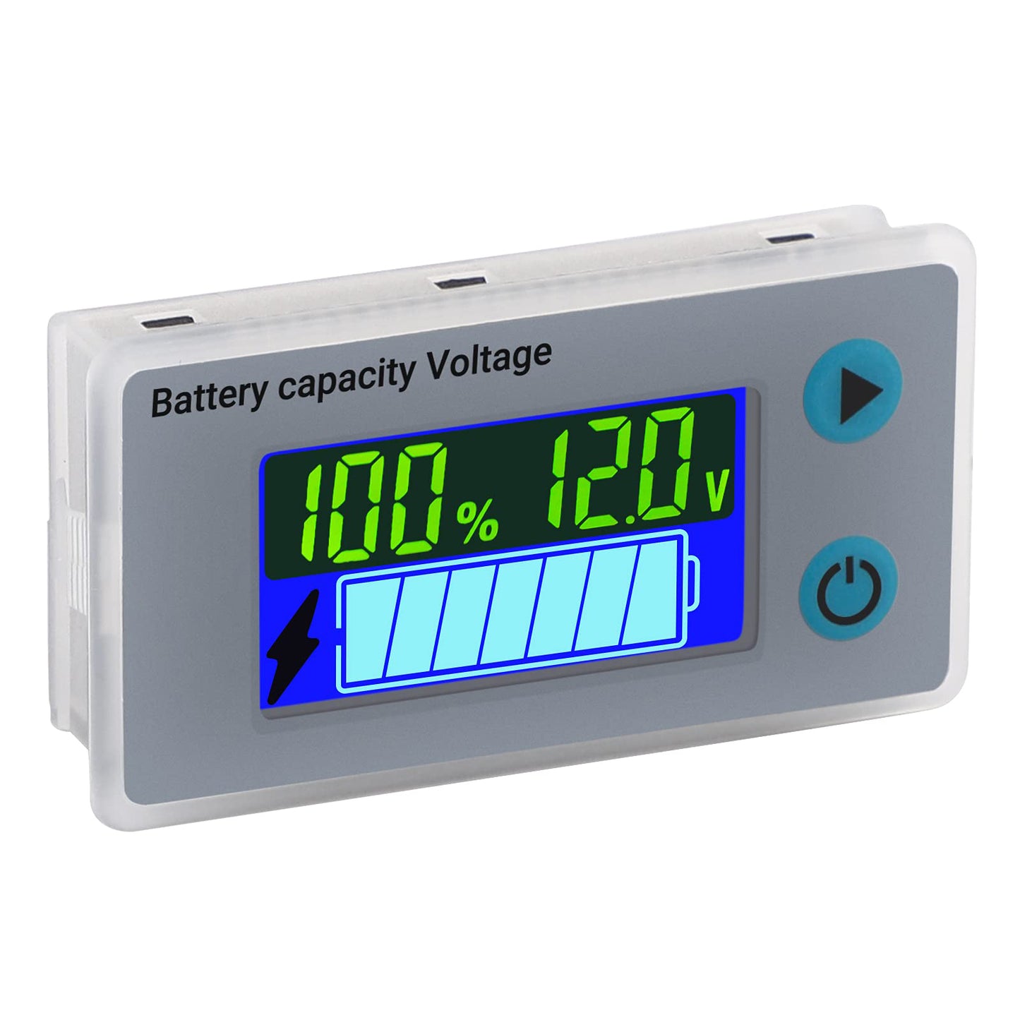 Lifepo4 Batteriewächter, 10-100 V Kapazitätsprüfer, Prozentwert, Spannung, Temperaturschalter, Messgerät, 12 V, 24 V, 36 V, 48 V, LCD-Anzeigefeld